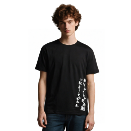 【Design Black Crew Neck Short-Sleeve T-Shirt】|Wah Kee Tools Co., Ltd|Manufacturing Industry|Black main color|Round neckline|Short-sleeve style|Right side vertical white text print|Operators/Technicians|Hardware Tools Supplier Uniform T1197 【Design Black Crew Neck Short-Sleeve T-Shirt】|Wah Kee Tools Co., Ltd|Manufacturing Industry|Black main color|Round neckline|Short-sleeve style|Right side vertical white text print|Operators/Technicians|Hardware Tools Supplier Uniform T1197